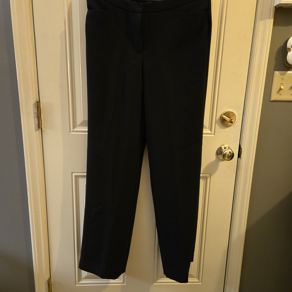 Evan Picone Black Straight Leg Pants